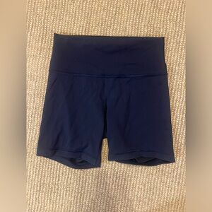 Lululemon Wunder Train High-Rise Short 6" Navy 8